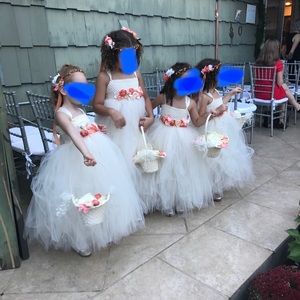 💫Flower girl dress Easter dress tulle dress